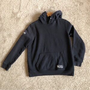ABERCROMBIE KIDS Boy’s 13/14 Pullover Hoodie Sweatshirt Black
